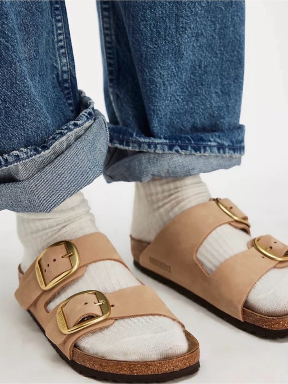 Birkenstock Women's Arizona Big Big Buckle Birko-Flor Sandals Only Worn Twice :)